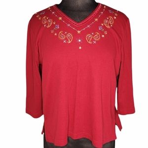 Alfred Dunner embellished top